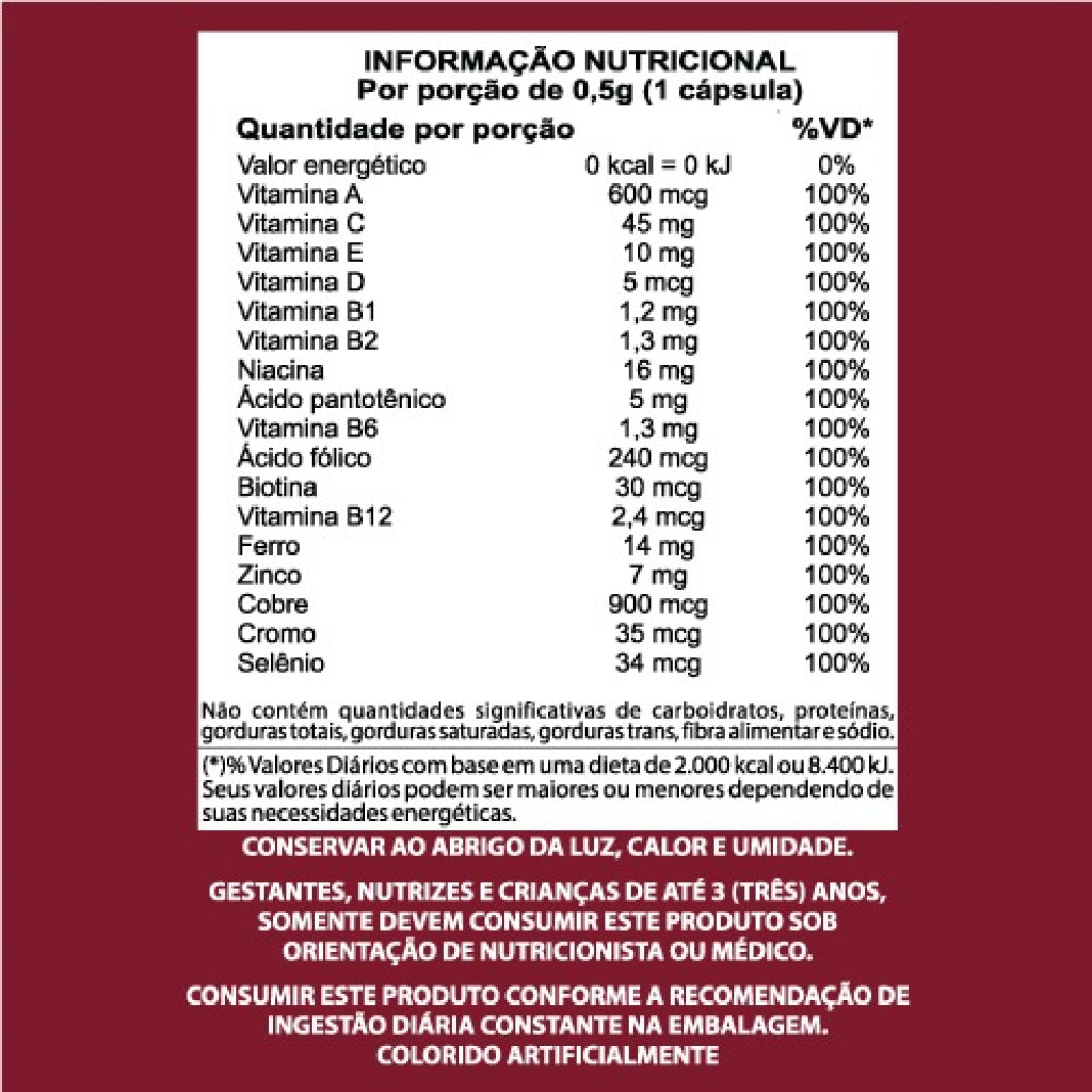 💊 Suplemento vitamÃnico para cabelo pele e unha (feminino)
Beleza que começa de dentro pra fora!